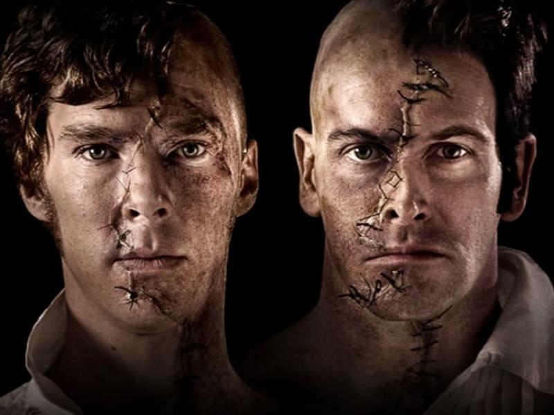 Benedict Cumberbatch og Johnny Lee Miller i Frankenstein
